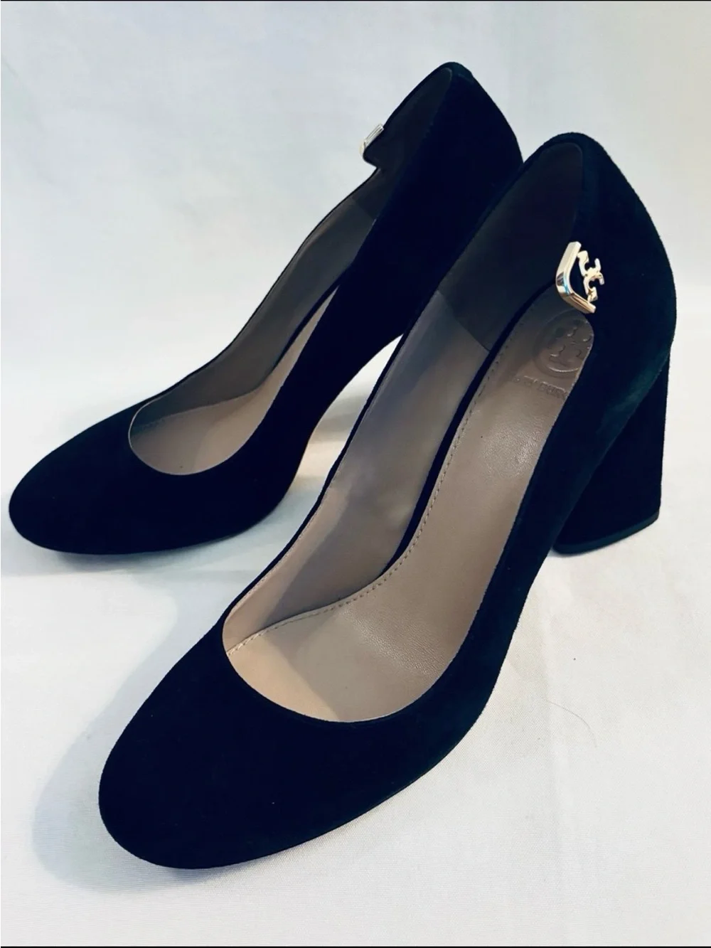 TORY BURCH ELIZABETH Block Heel Pumps